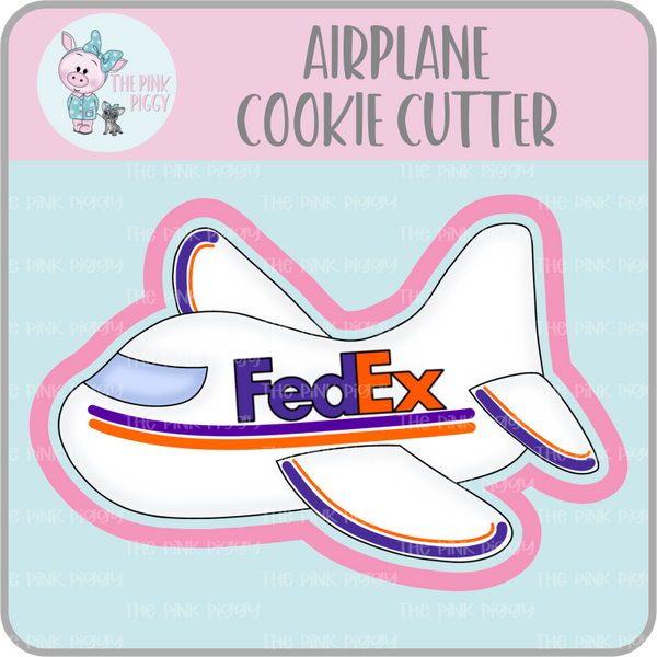 Chunky Airplane Cookie Cutter & STL File