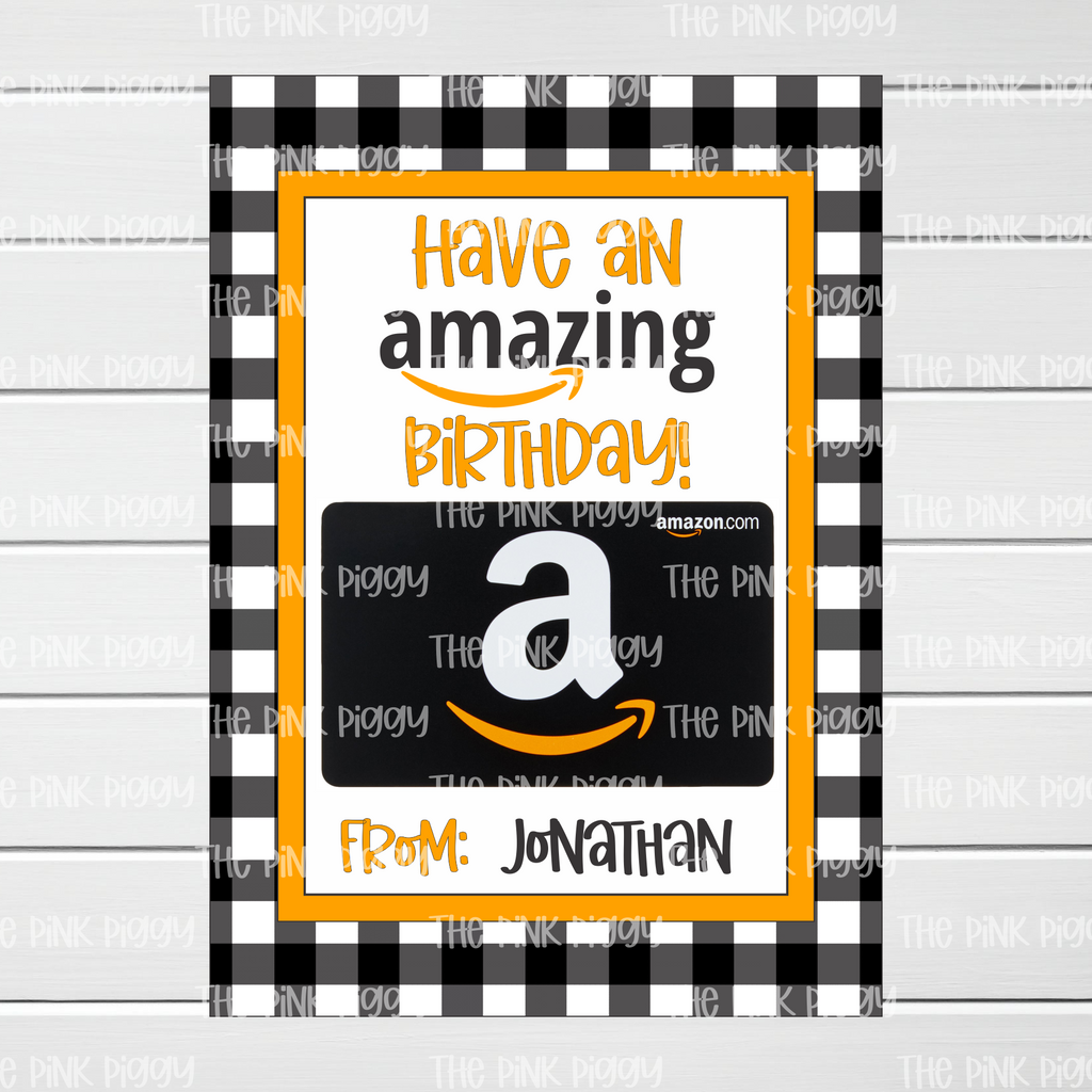 Amazing Birthday Amazon GIft Card Holder