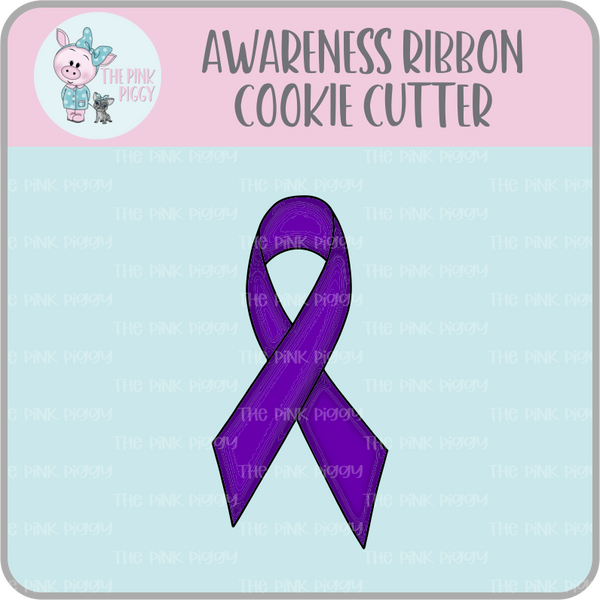 Awareness Ribbon Cookie Cutter & STL File