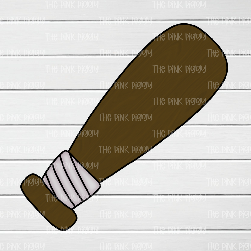 Baseball Bat Clipart/Image/Printer File for Eddie