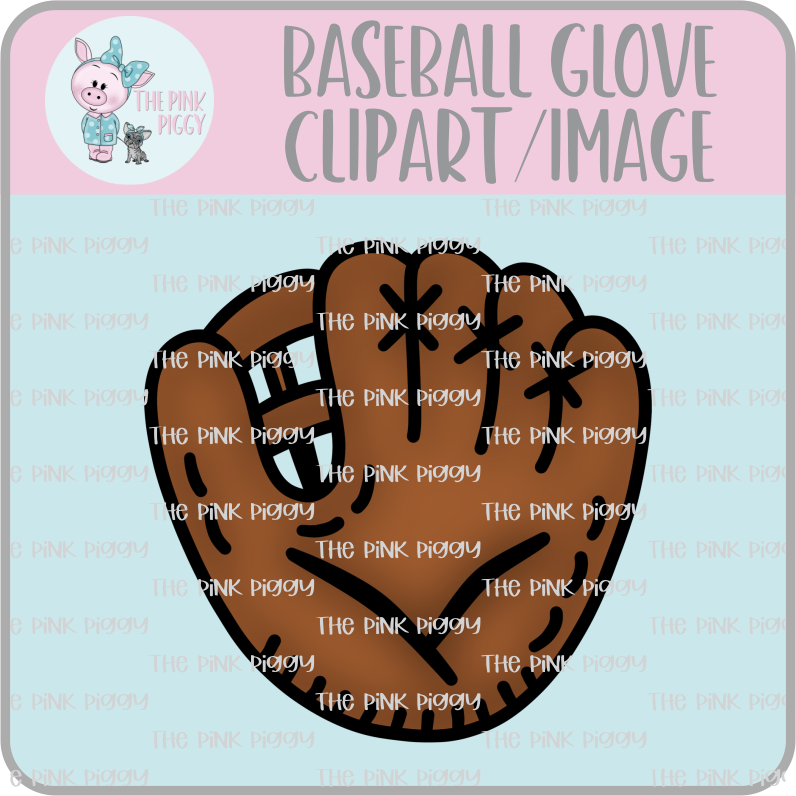 Baseball/Softball Glove Clipart/Image