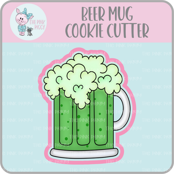 Beer Mug Cookie Cutter & STL File