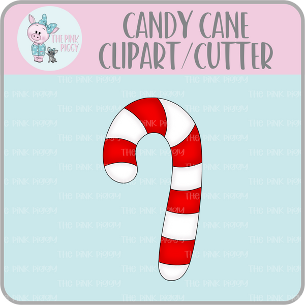 PYO Candy Cane Clipart/Image/Printer File for Eddie