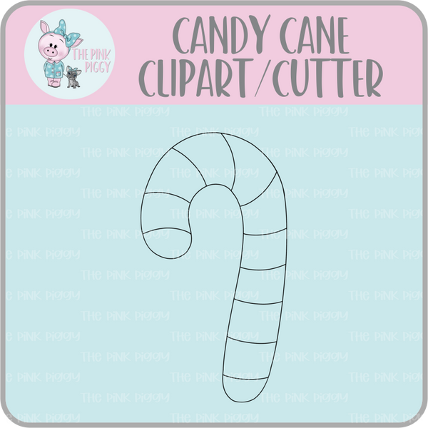 Candy Cane Clipart/Image/Printer File for Eddie