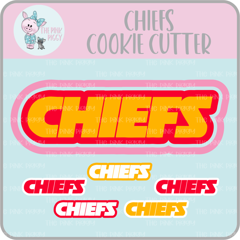 Chiefs Logo Cookie Cutter