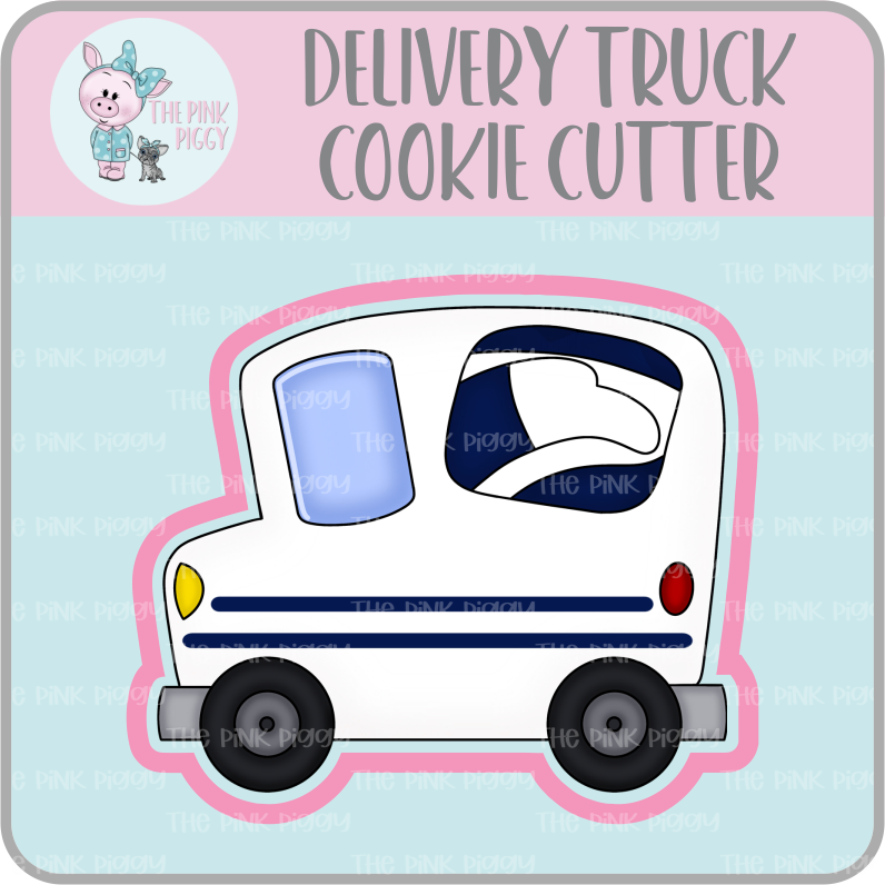 Delivery Trucks Cookie Cutter & STL File