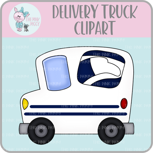 Delivery Trucks Clipart/Image/Printer File for Eddie