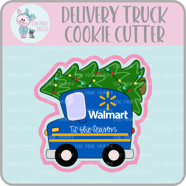 Christmas Delivery Truck Clipart/Image/Printer File for Eddie