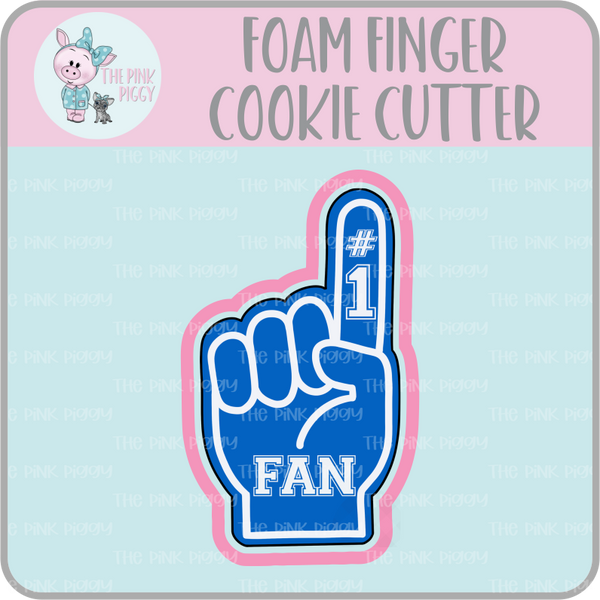 Foam Finger Cookie Cutter