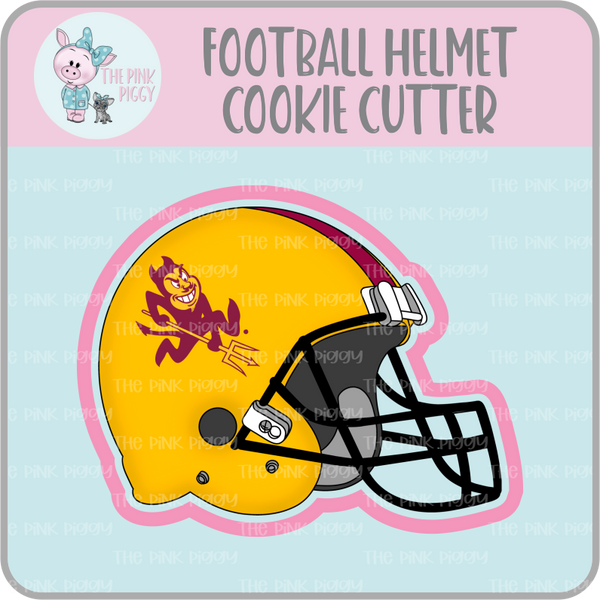 Football Helmet Cookie Cutter