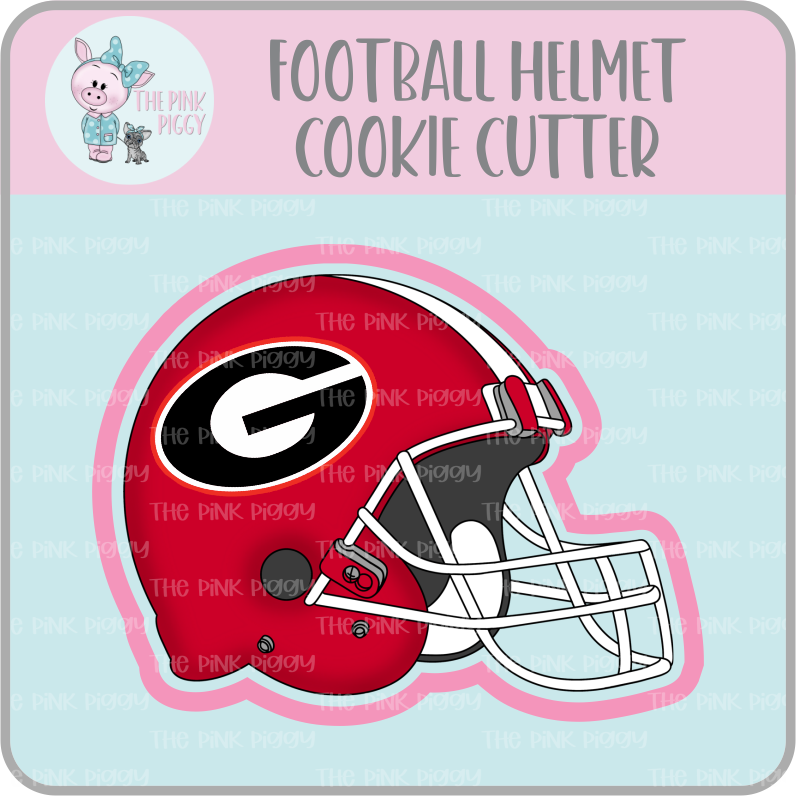 Football Helmet Cookie Cutter