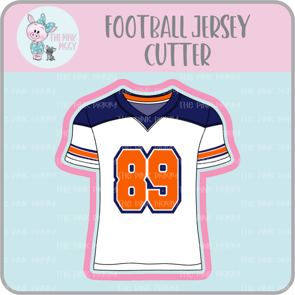 Football Jersey Cookie Cutter STL File