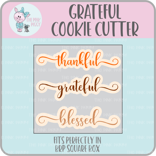 Grateful Cookie Cutter & STL File