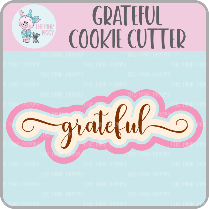 Grateful Cookie Cutter & STL File