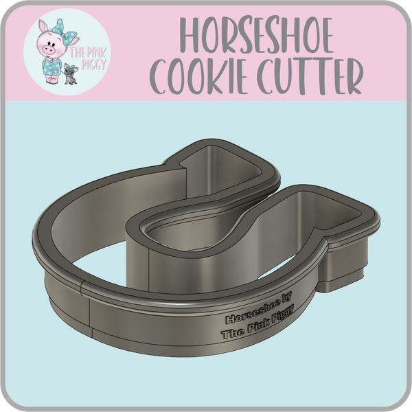 Horseshoe Cookie Cutter & STL File