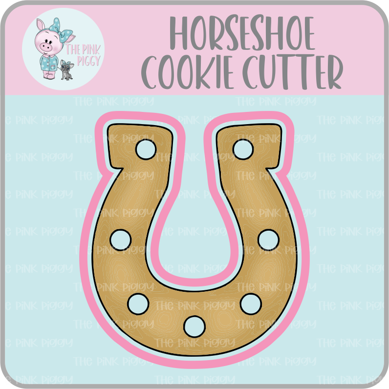 Horseshoe Cookie Cutter & STL File