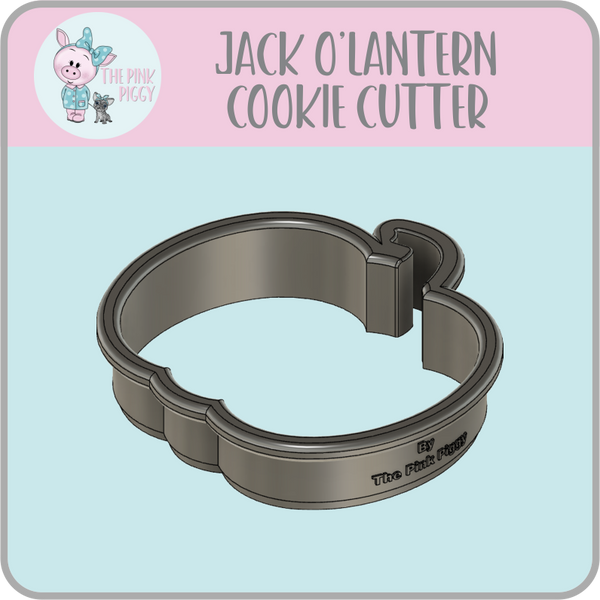 Jack O'Lantern Cookie Cutter & STL File