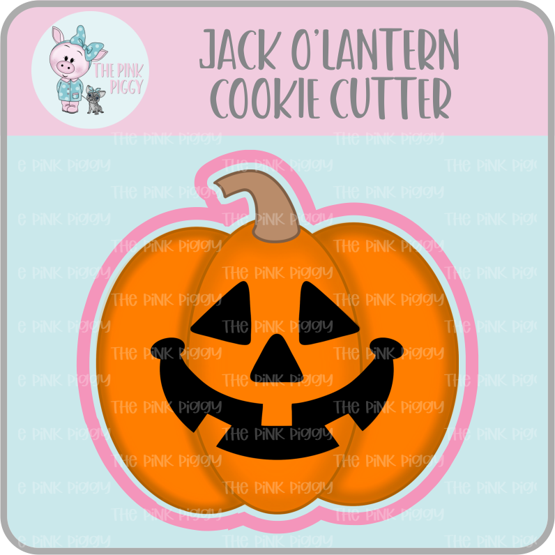 Jack O'Lantern Cookie Cutter & STL File