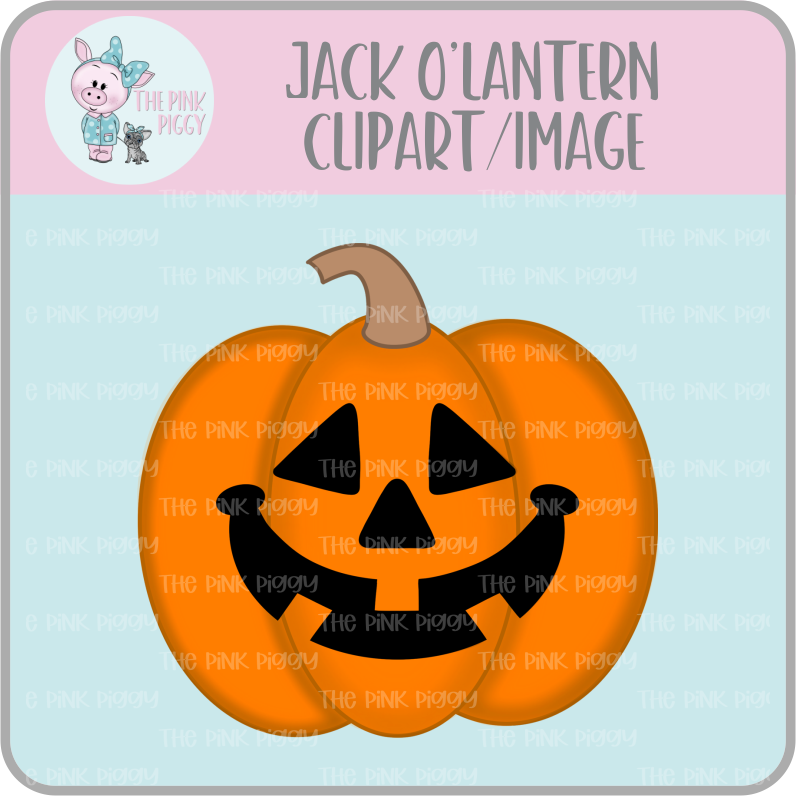 Jack O'Lantern Clipart/Image/Printer File for Eddie