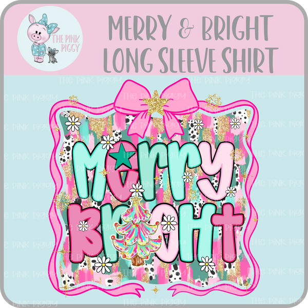 Merry & Bright Comfort Colors T-Shirt