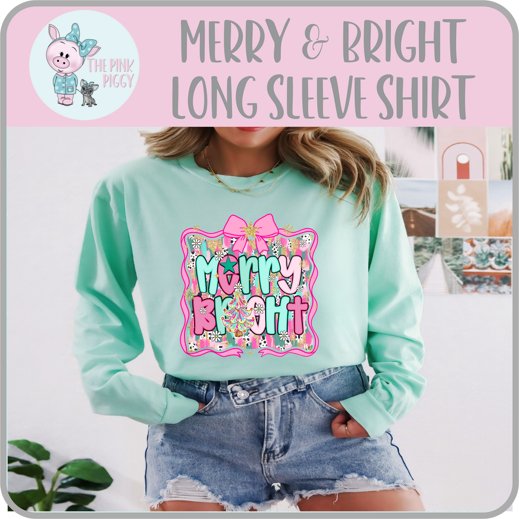 Merry & Bright Comfort Colors T-Shirt