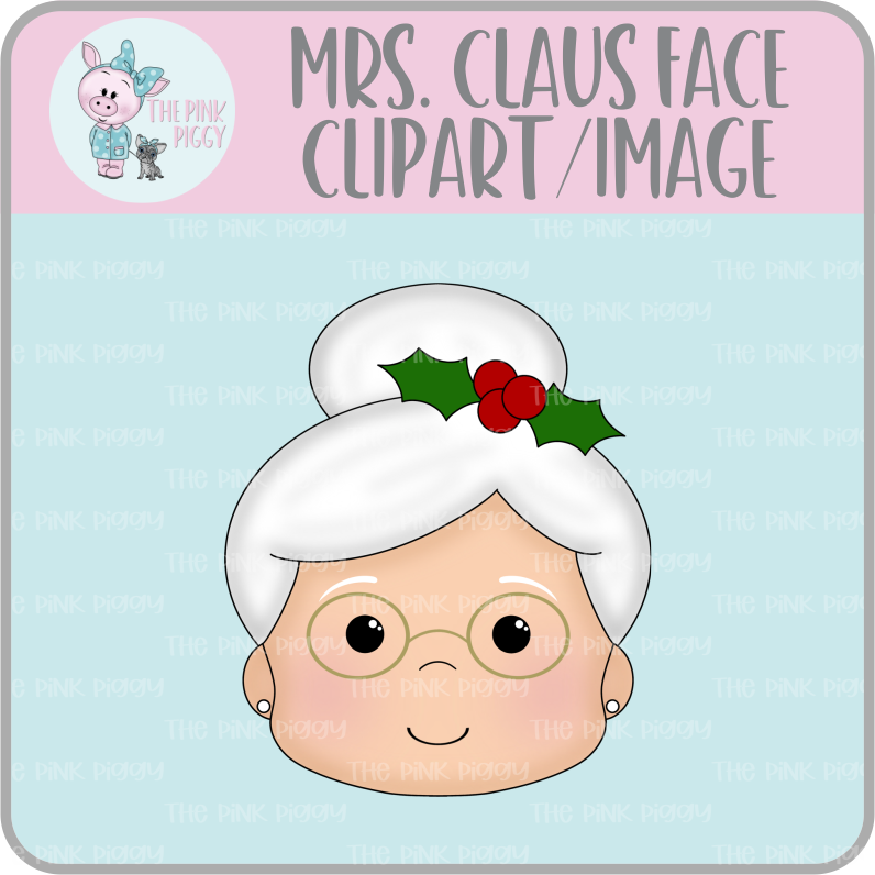 Mrs. Claus Clipart/Image/Printer File for Eddie