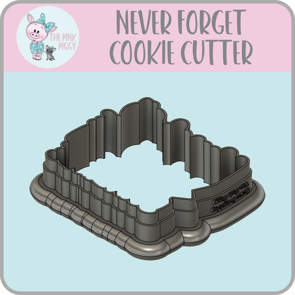 Never Forget the Difference Cookie Cutter