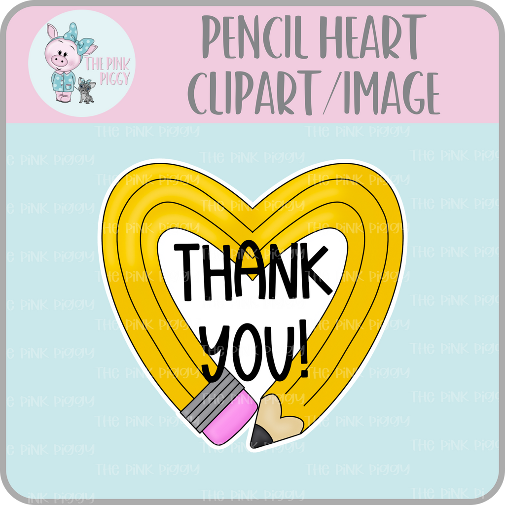 Pencil Heart Clipart/Image