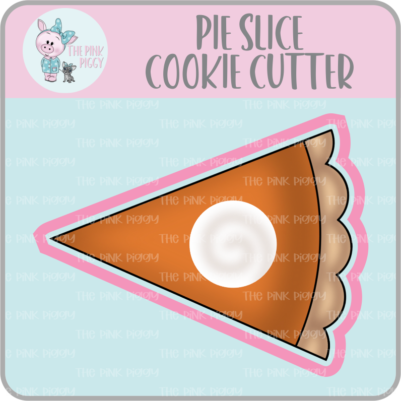 Pie Slice Cookie Cutter & STL File