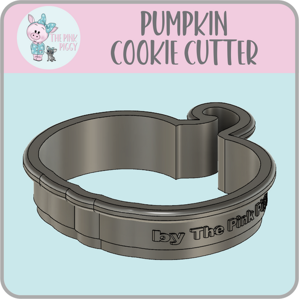 Pumpkin Cookie Cutter & STL File