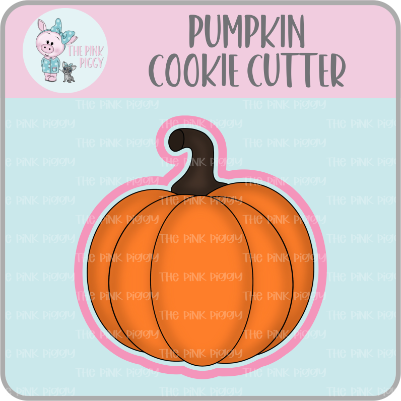 Pumpkin Cookie Cutter & STL File