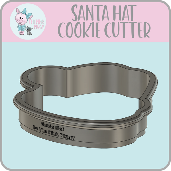 Santa Hat Cookie Cutter & STL File