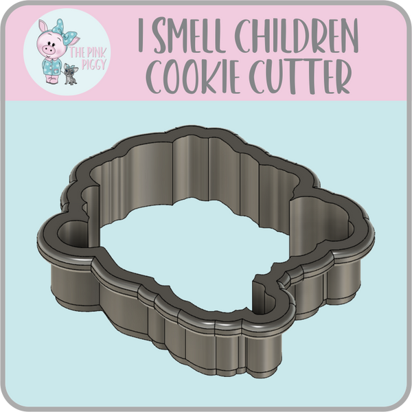 Hocus Pocus Sisters I Smell Children Cookie Cutter & STL File