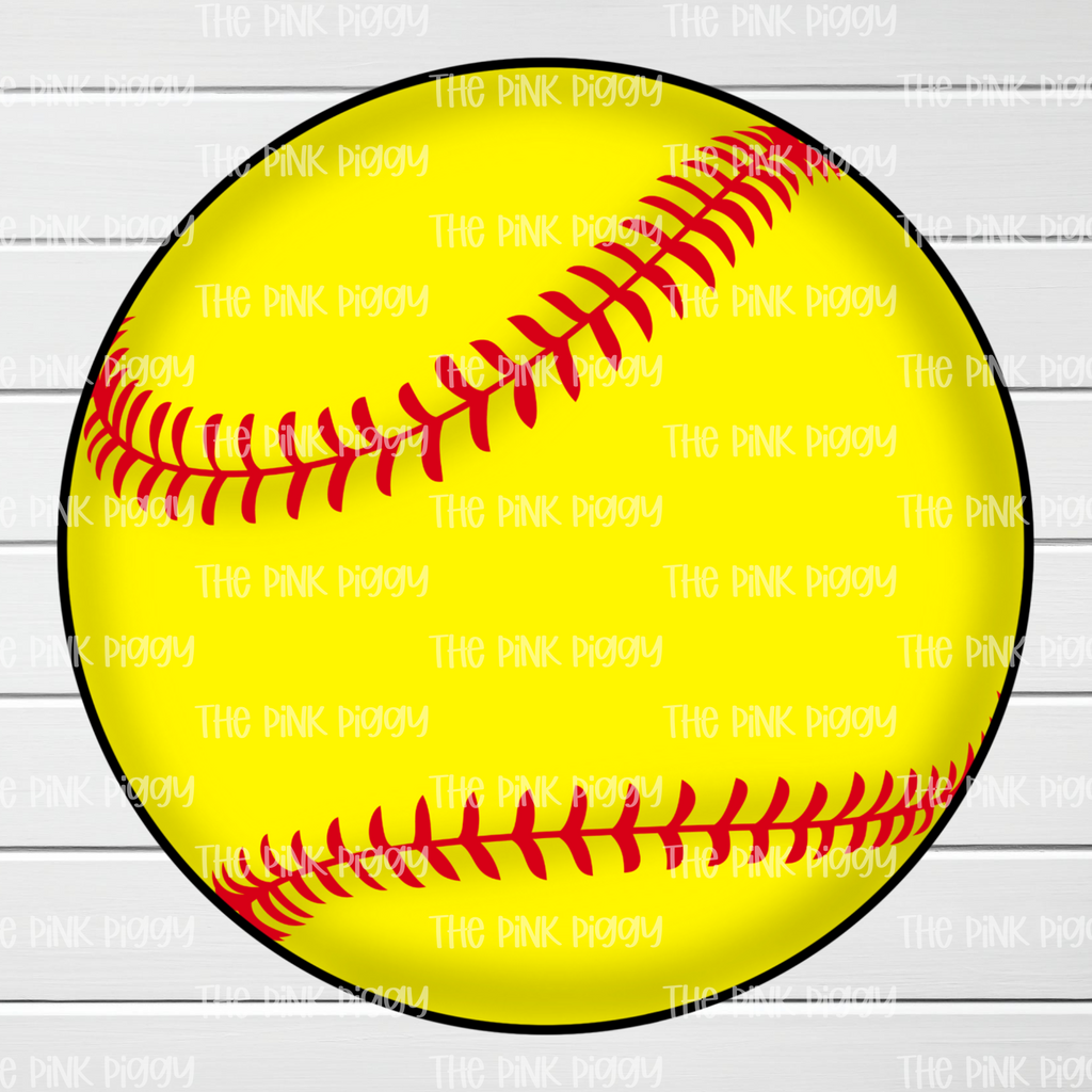 Softball Clipart/Image/Printer File for Eddie