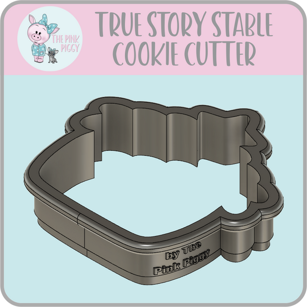 True Story Stable Cookie Cutter & STL File