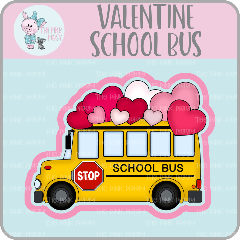 Valentine School Bus & Ambulance Cookie Cutter